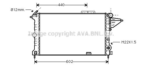 AVA QUALITY COOLING Радиатор, охлаждение двигателя OLA2119